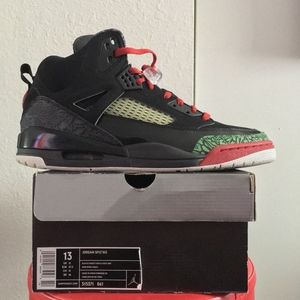 MEN'S NIKE AIR JORDAN SPIZIKE BLACK/VARSITY RED/GR